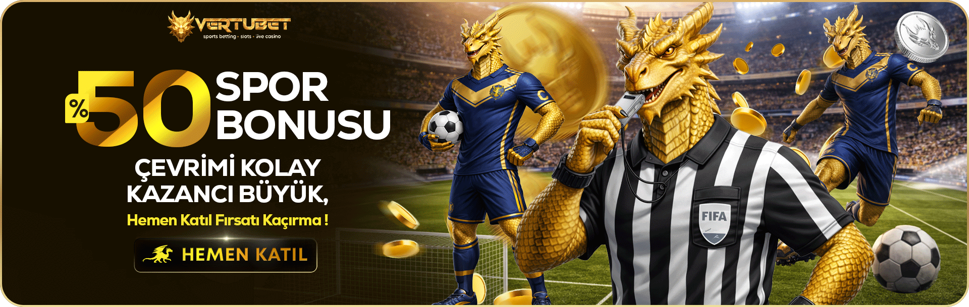 %50 Spor Bonusu — Vertubet